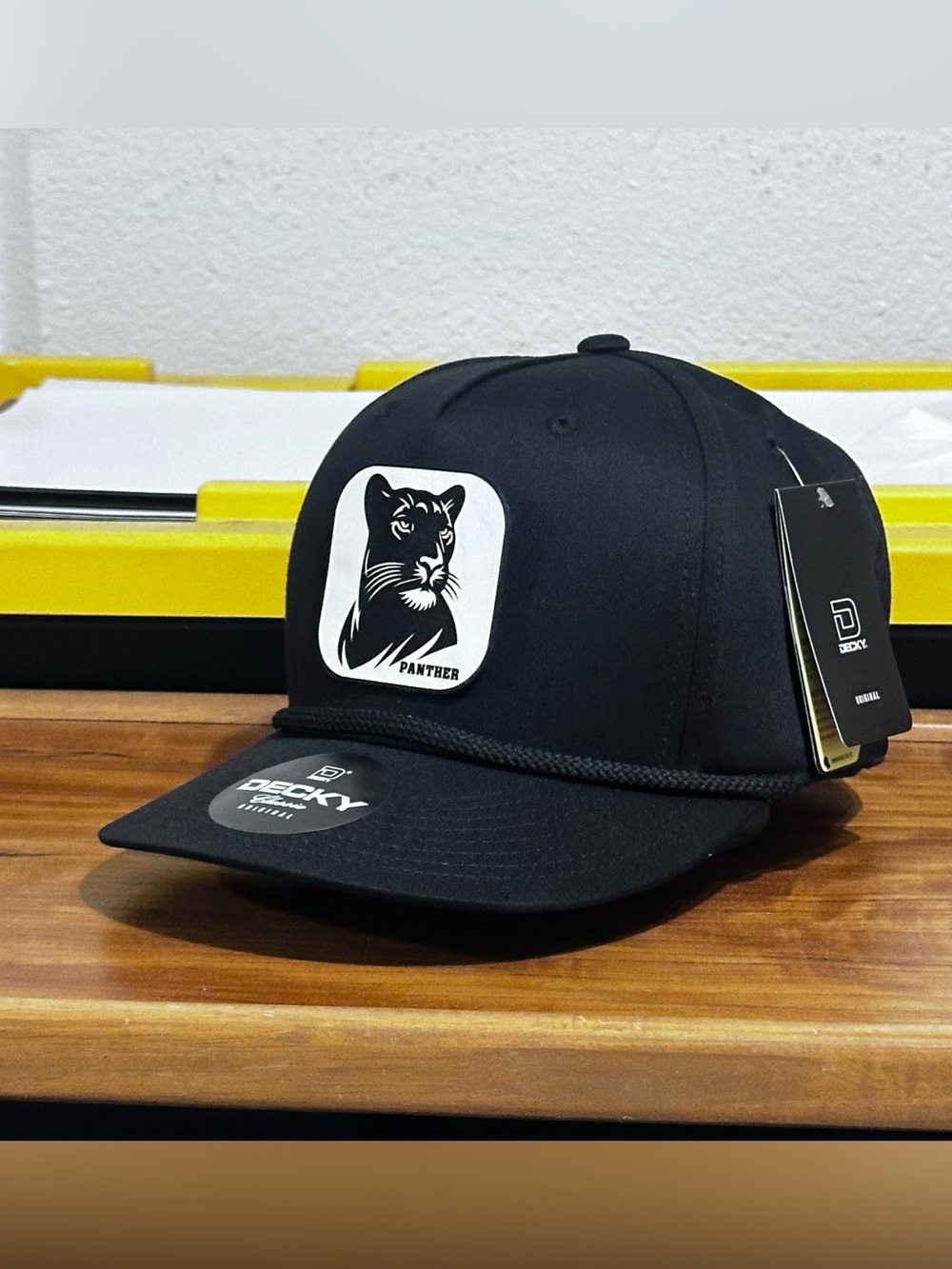 Decky Black Panther SnapBack Hat The Panther Black Hat